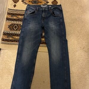 Wrangler Men's Dark Blue Jeans